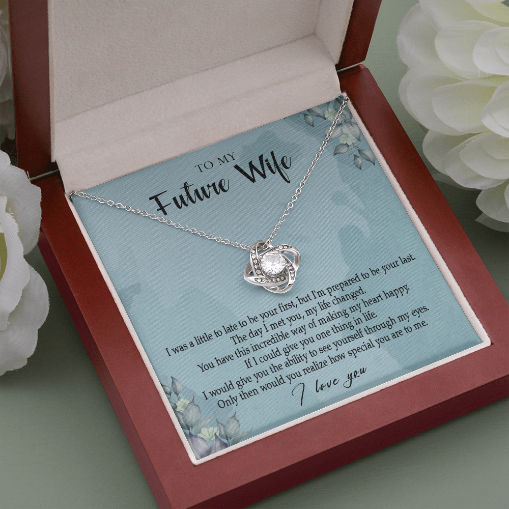 162A Necklace Gift To My Future Wife, Valentine Gift for Her, I Love You