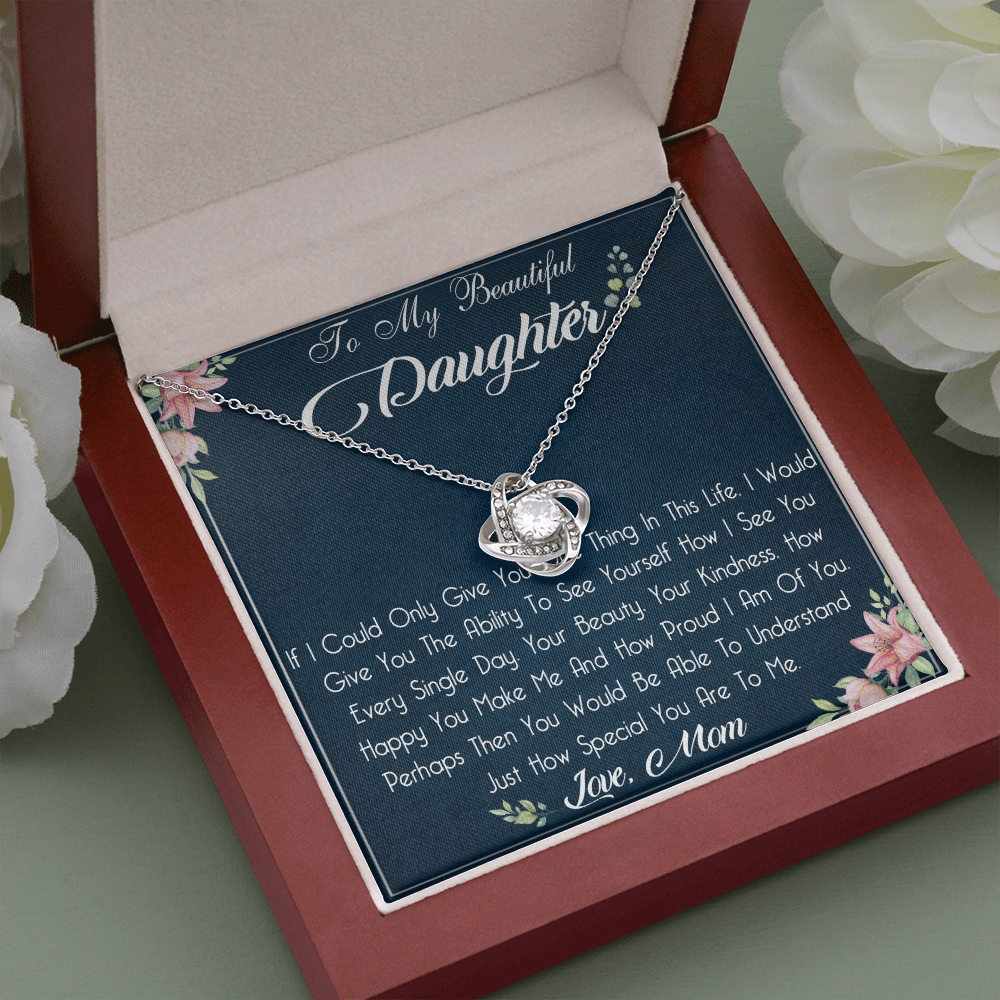 29A To My Beautiful Daughter Necklace, Gift For Daughter From Mom, Daughter Birthday