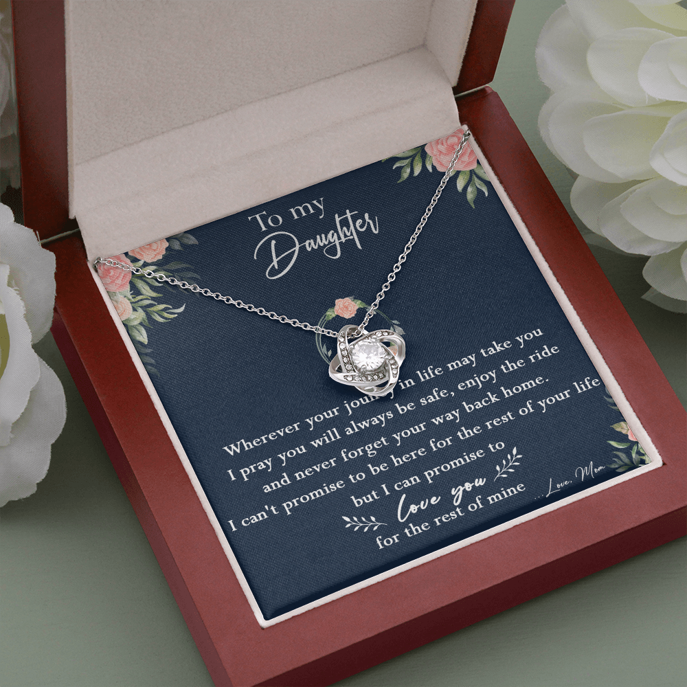 125A Necklace To My Daughter, Daughter Birthday Gift, I Love You Always Necklace