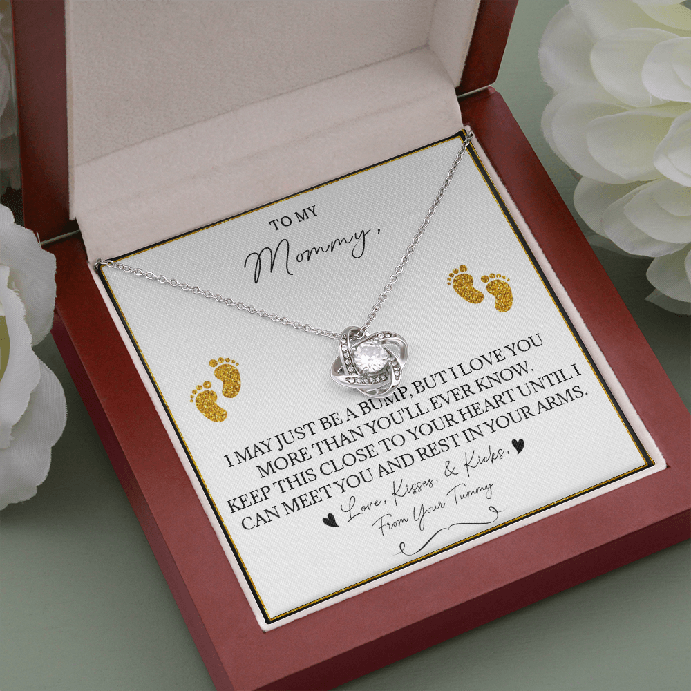 136A Necklace To My Mommy, Gift for New Mom, Perfect Necklace Gift for Wife, Women