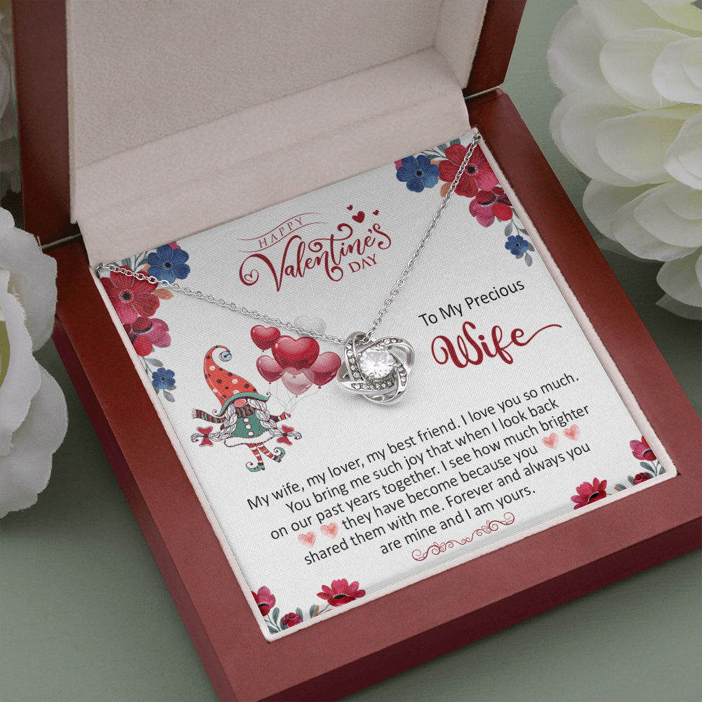 200A - To my Precious Wife, Wife Necklace Valentine Gift, my Wife Necklace, I Love You