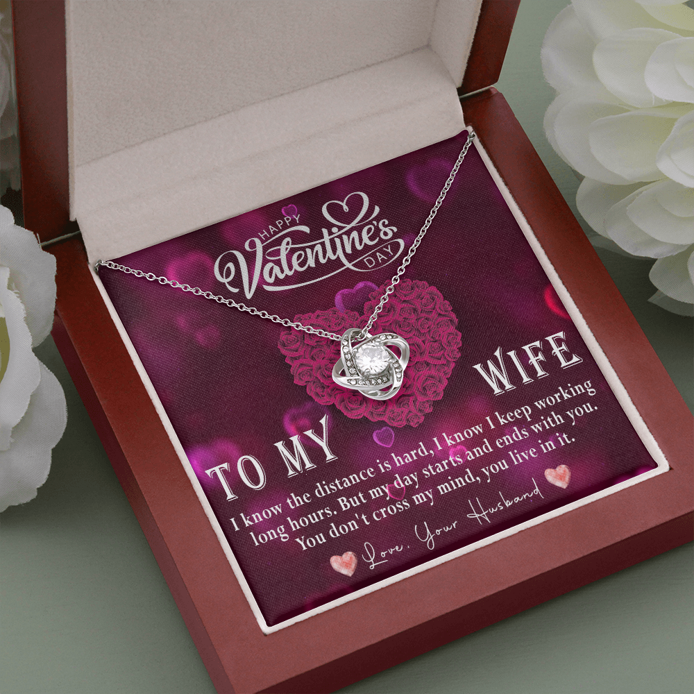 214A - Love Necklace To my Wife, Necklace Love for Wife, from Husband, Valentine Gift