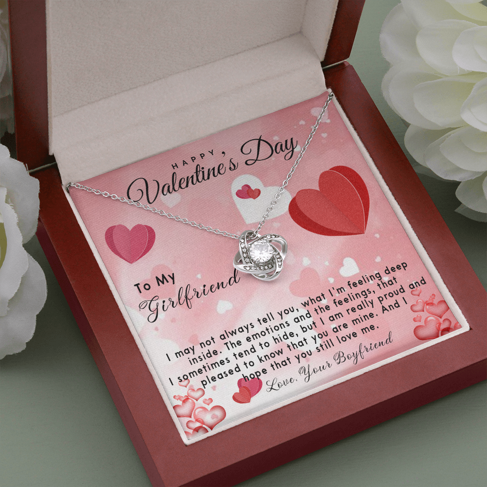 192A - Necklace To my Girlfriend, Future Wife Necklace, Valentine's Day Gift for Couple