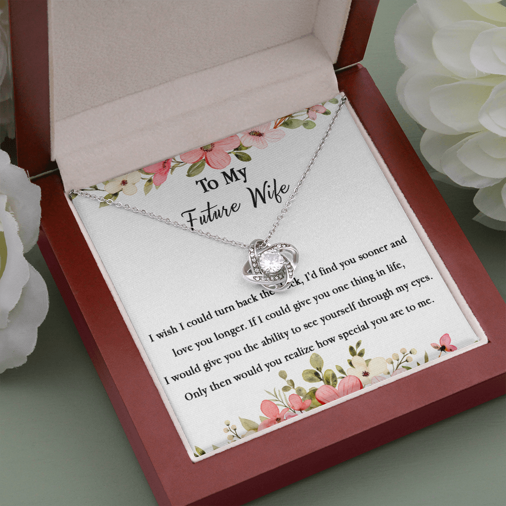 67A Necklace To My Future Wife/Girlfriend, Women Necklace for Her I LOVE YOU Forever