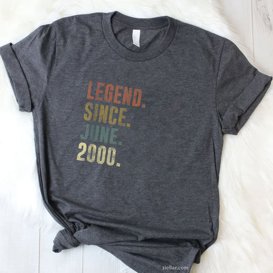 25th 2000 Birthday Vintage Legend Since June