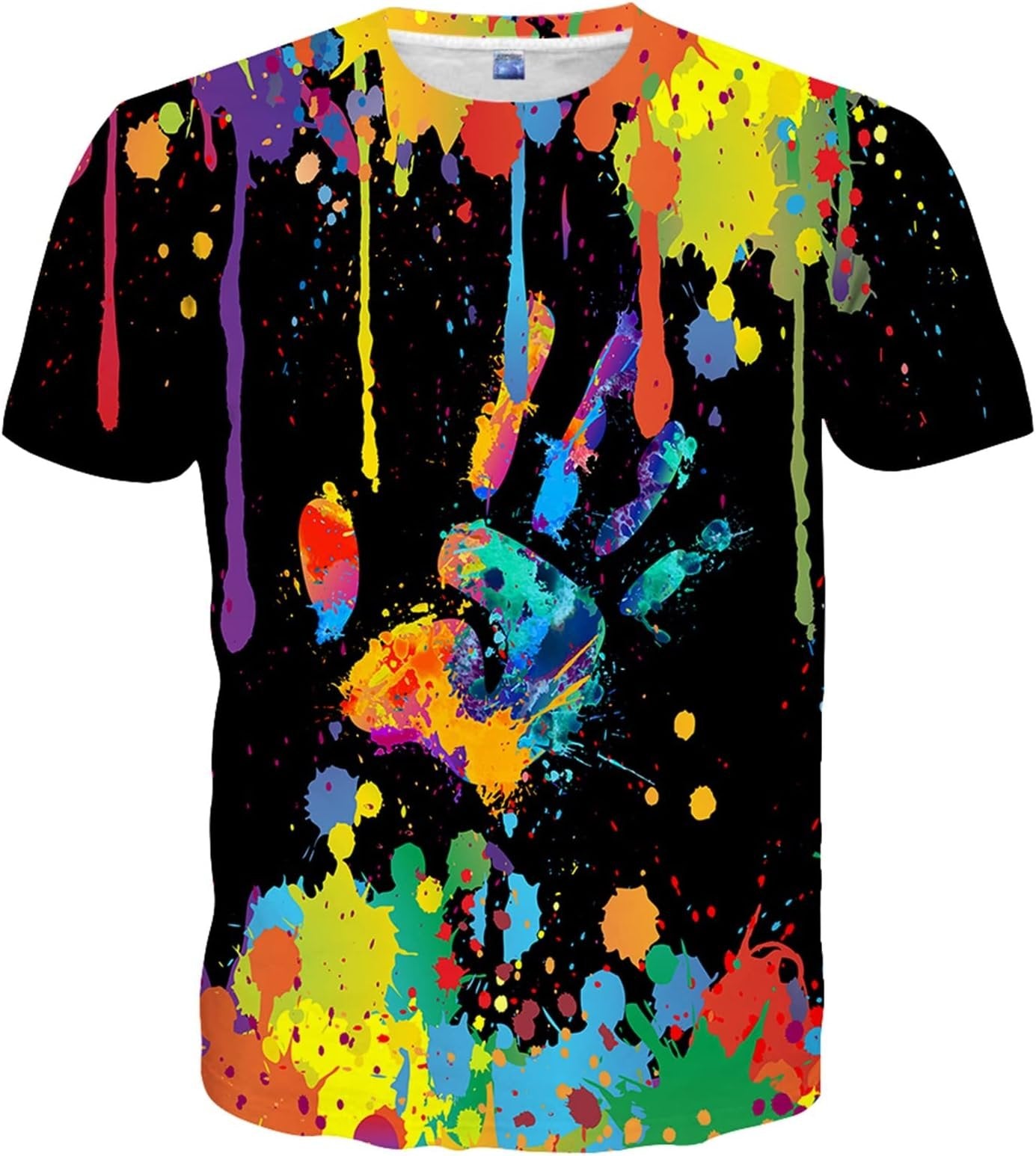 3D Fashion Tee Shirt for Adults, Unisex Casual Printed T-Shirt with Unique Summer Style