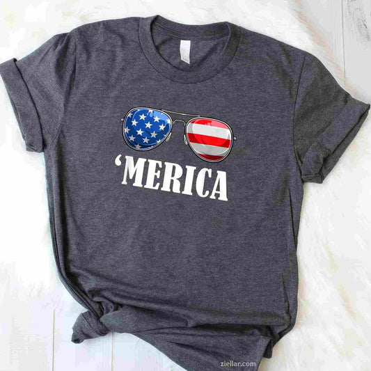 4th July America Independence Day Patriot USA Mens & Womens T-Shirt Tee