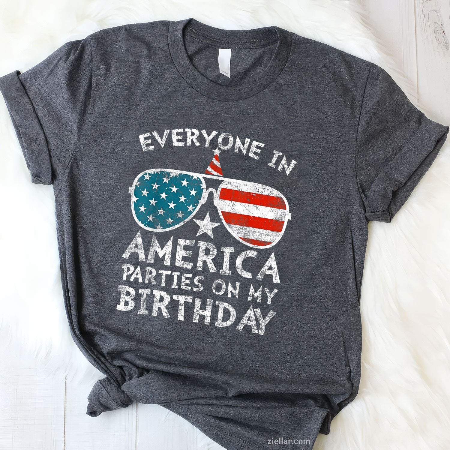 4th of July Birthday Party Boy Girl Fourth TShirt Patriotic