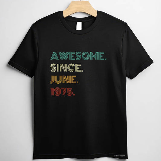 50 Years Old Awesome Since June