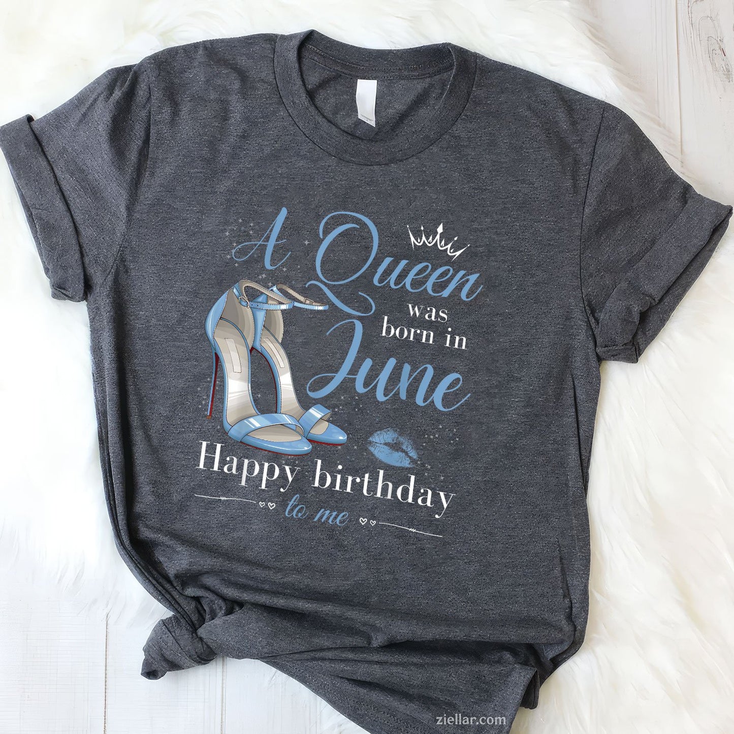 A Queen Was Born In June Women Ladies