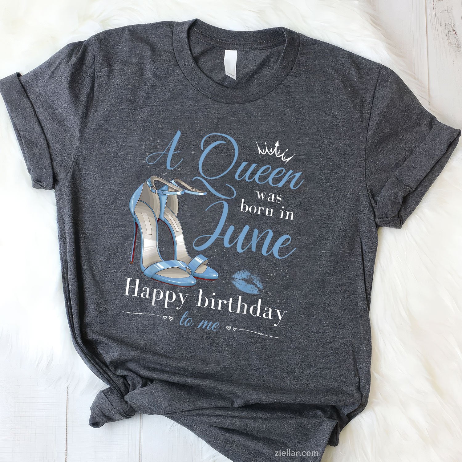 A Queen Was Born In June Women Ladies