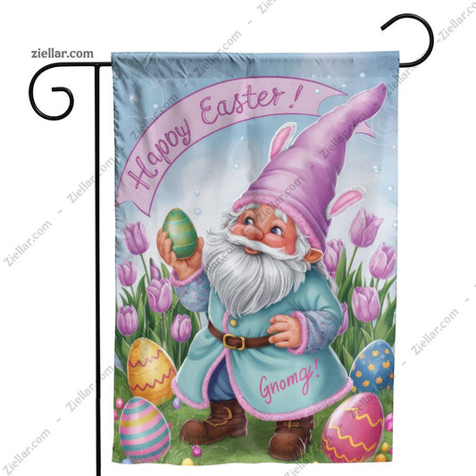 Adorable Easter Gnome with Pink Hat Spring Table Decor Holiday Home Accent