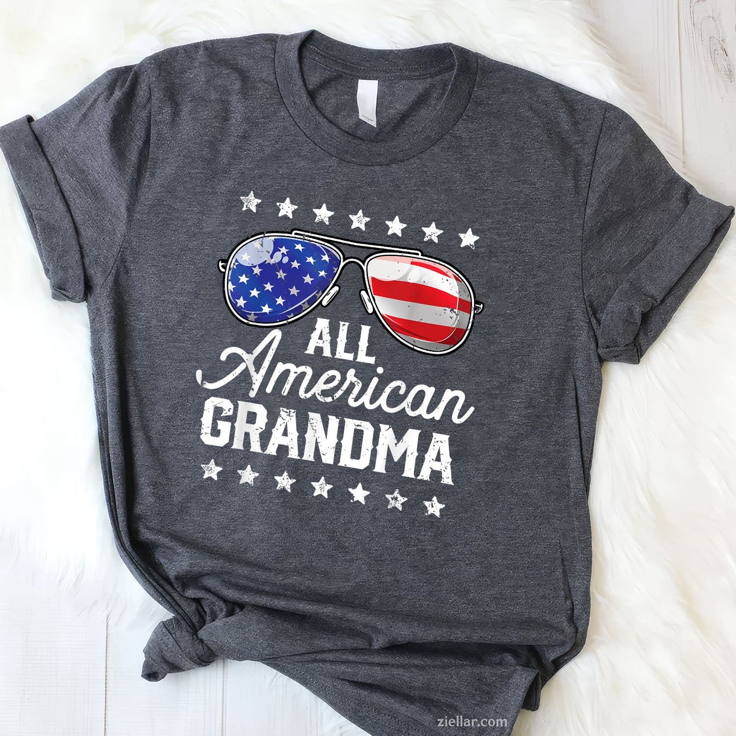 All American Grandma 4th of July Family Matching