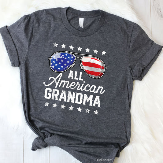 All American Grandma 4th of July Family Matching