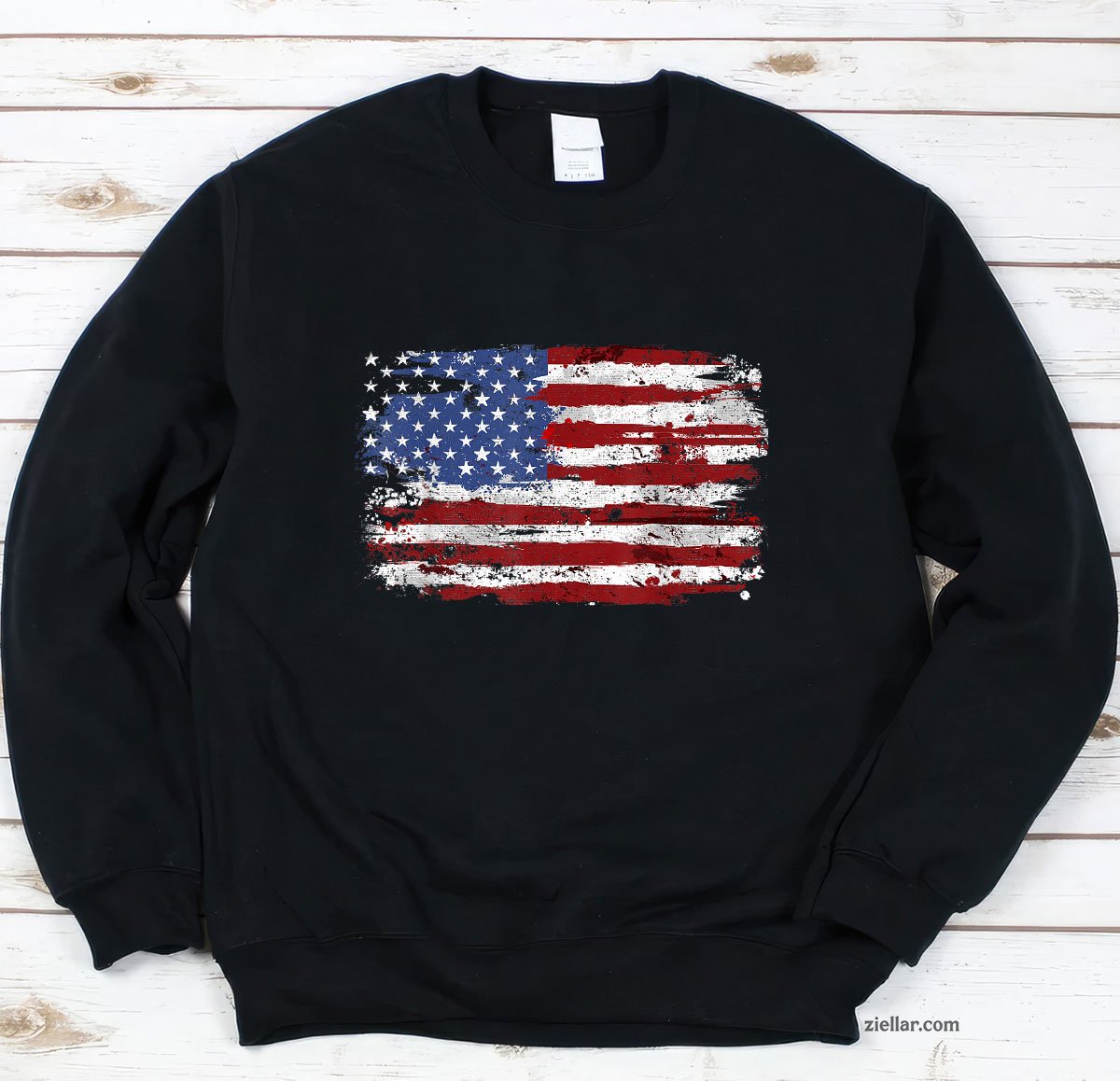 American Flag USA United States of America US 4th July Sweatshirt