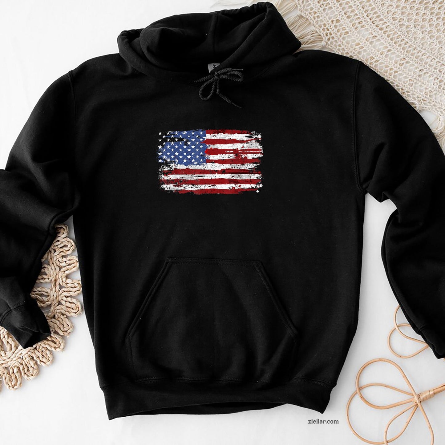 American Flag USA United States of America US 4th July Hoodie Shirt