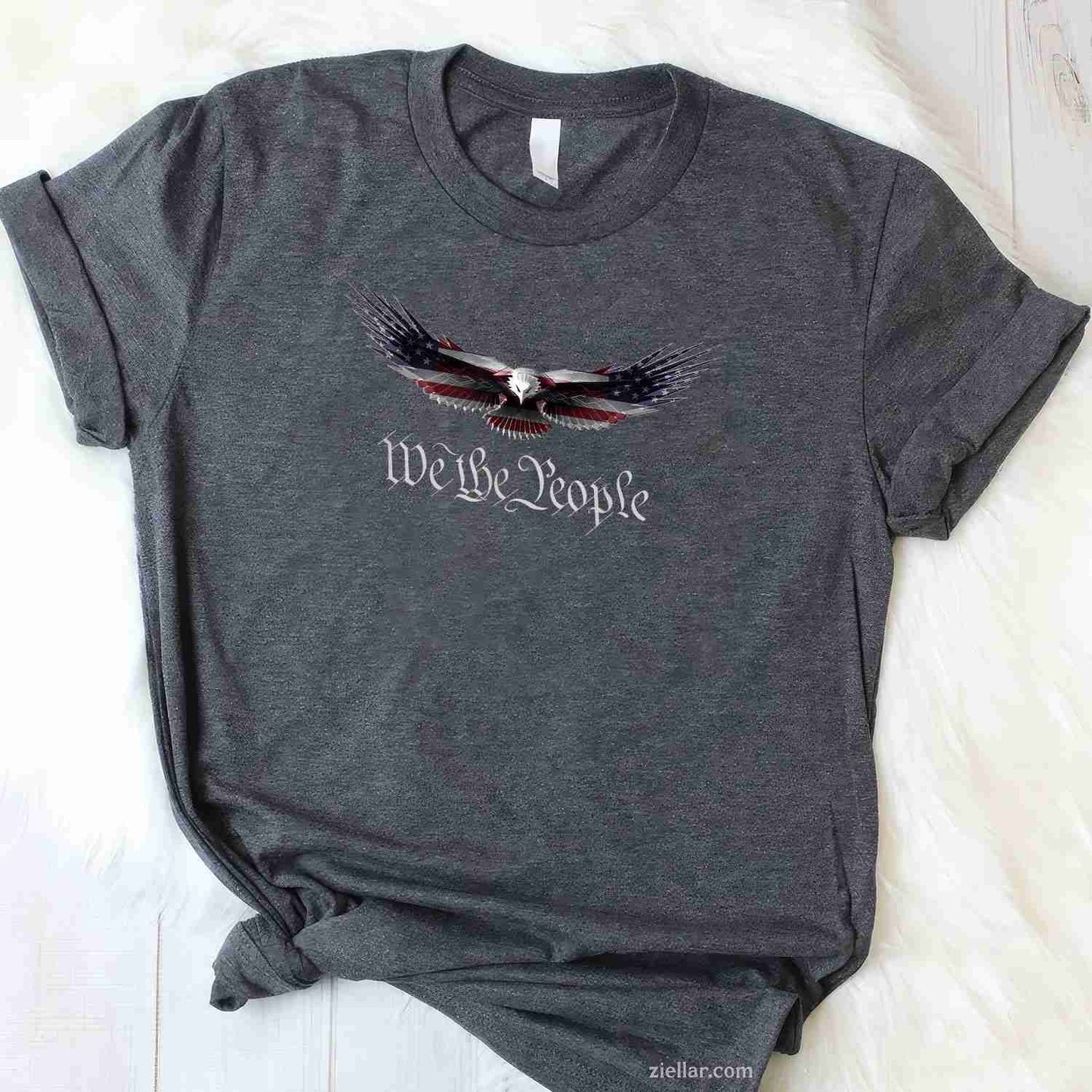 American Patriot Freedom Eagle USA Flag T-Shirt Tee T-Shirt Tee for Men Women Adults Unisex