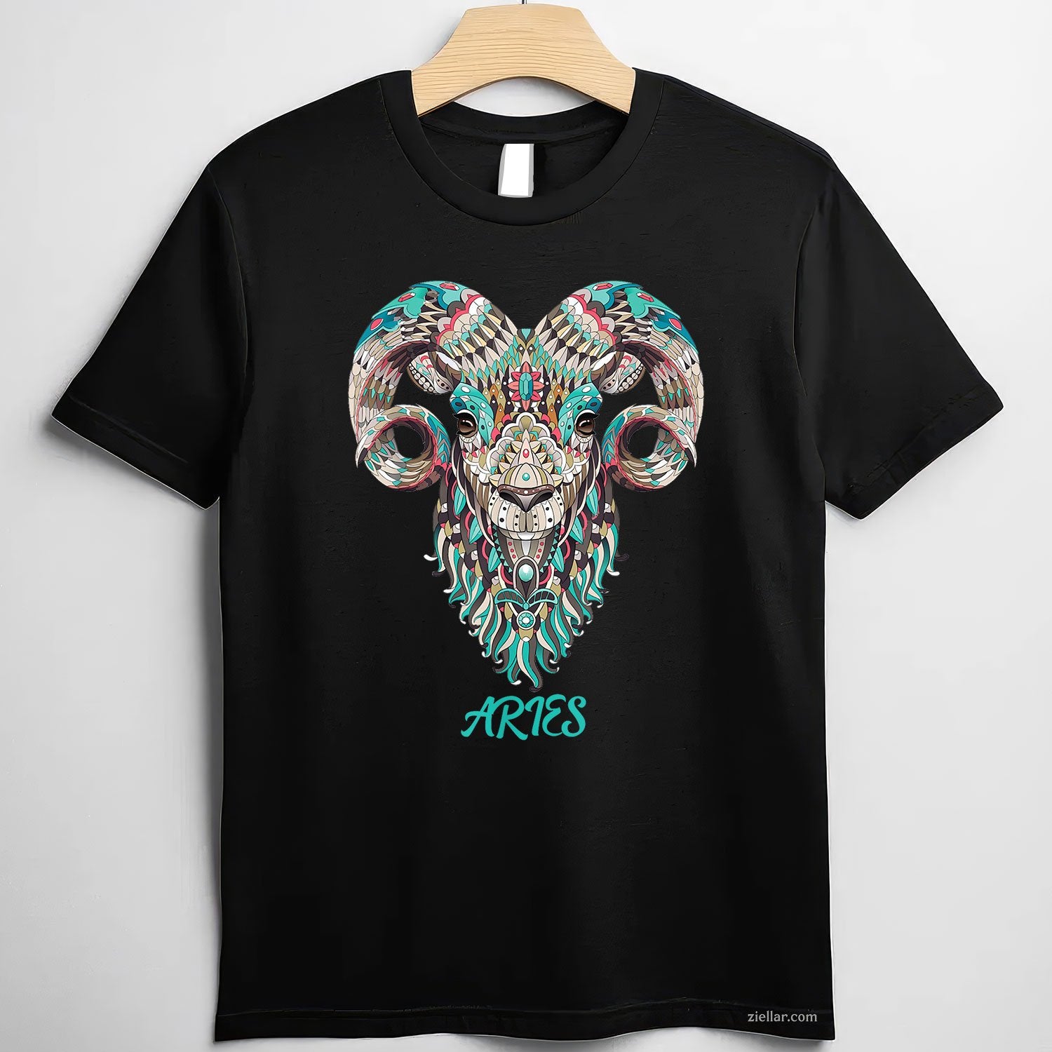 Aries Zodiac Astrology Tee and T-Shirt, March April Birthday T-Shirt Gift for Adults