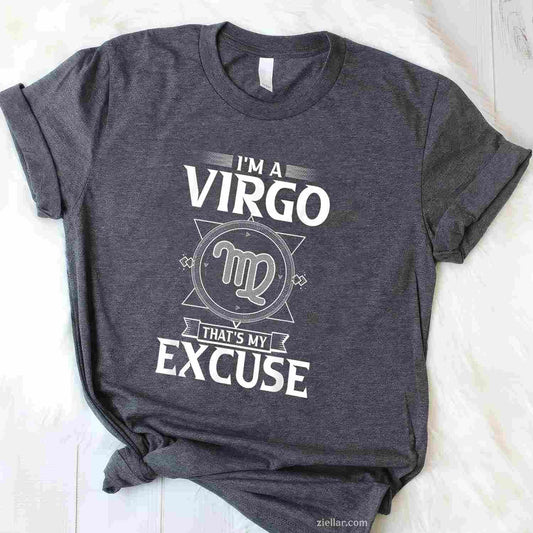 August 23 to September 22 birthday design Virgo Zodiac sign T-Shirt Tee for Men Women Adults Unisex
