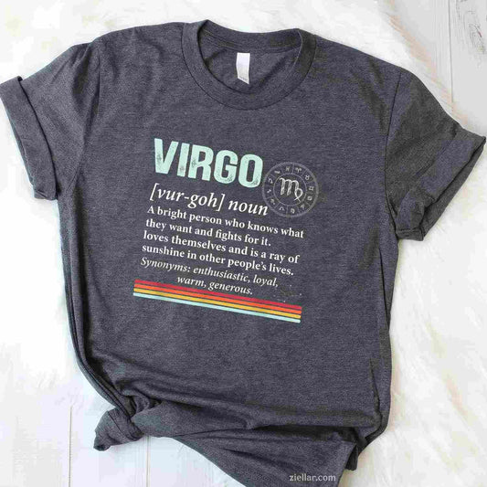 August September birthday Astrology definition of Virgo T-Shirt Tee for Men Women Adults Unisex
