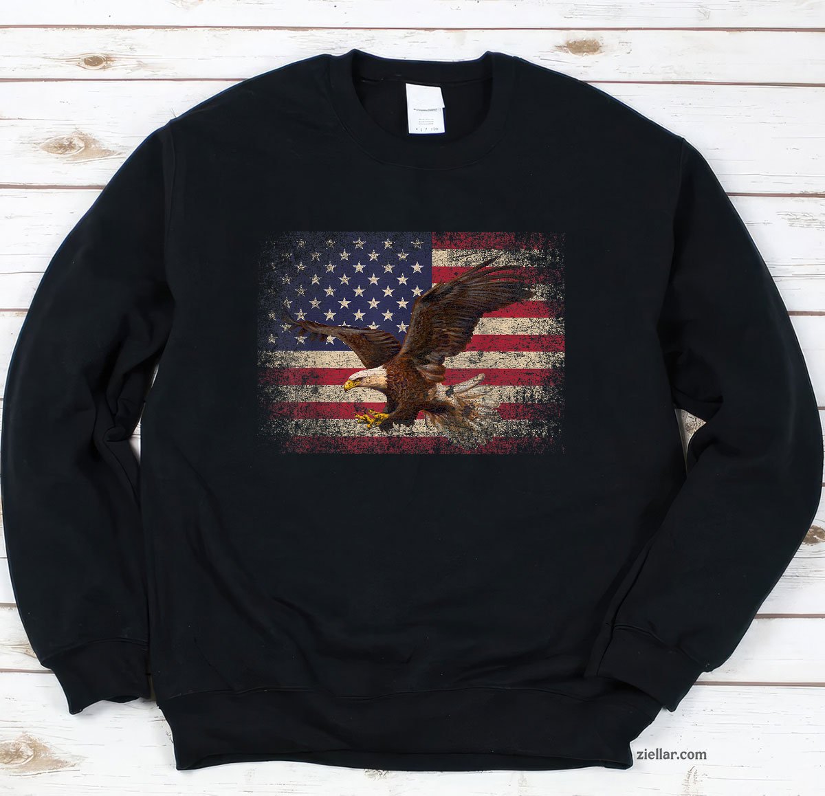 Bald Eagle 4th of July Christmas Gift American Flag Country Sweatshirt