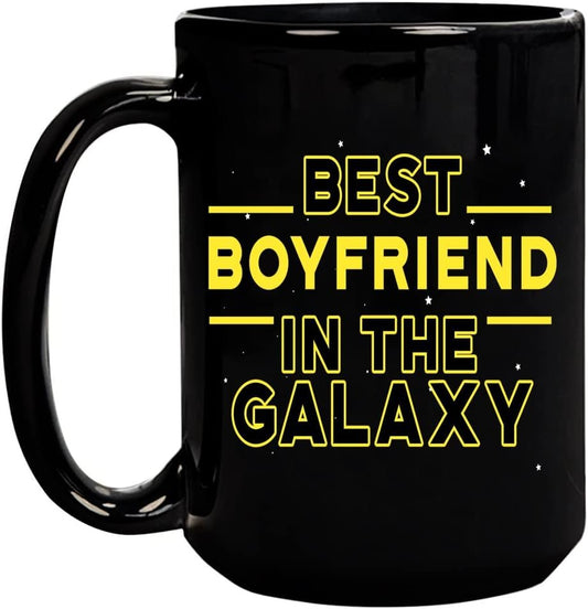Best Boyfriend Mug, Funny Valentine's Day Gift for Him, Anniversary Coffee Cup 15 Oz