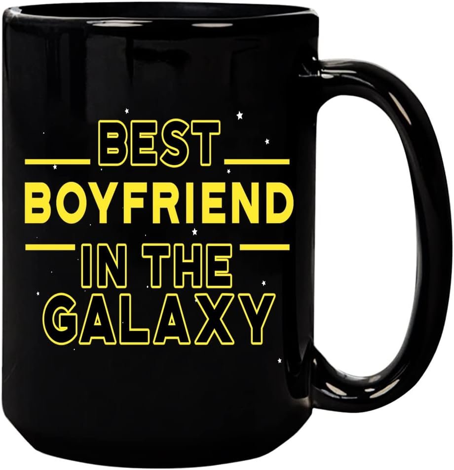 Best Boyfriend Mug, Funny Valentine's Day Gift for Him, Anniversary Coffee Cup 15 Oz