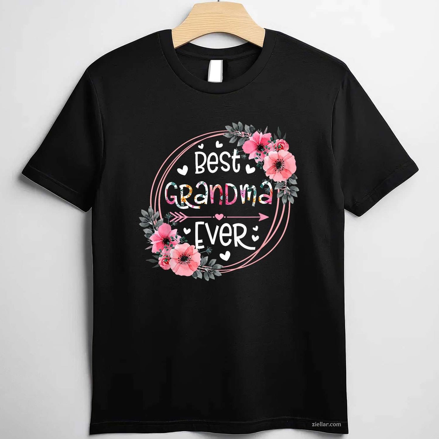 Best Grandma Ever Announcement Mothers Day Grandparents T-Shirt Tee for Men Women Adults Unisex