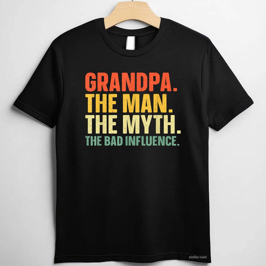 Best Grandpa Art For Men Dad Papa Grandparent Day Papaw Papi T-Shirt Tee