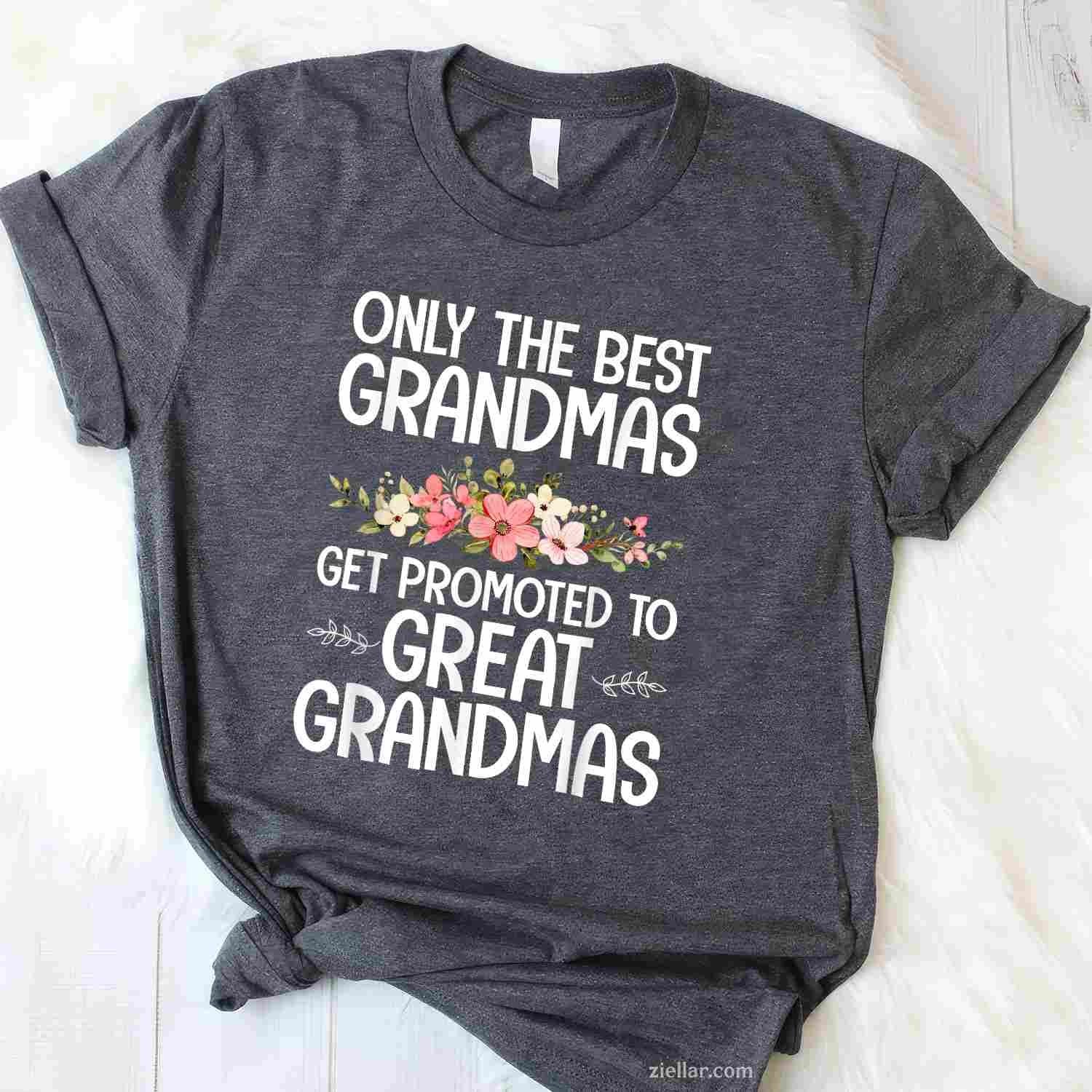 Best Great Grandma Art For Grandma Women Great Grandmother T-Shirt Tee