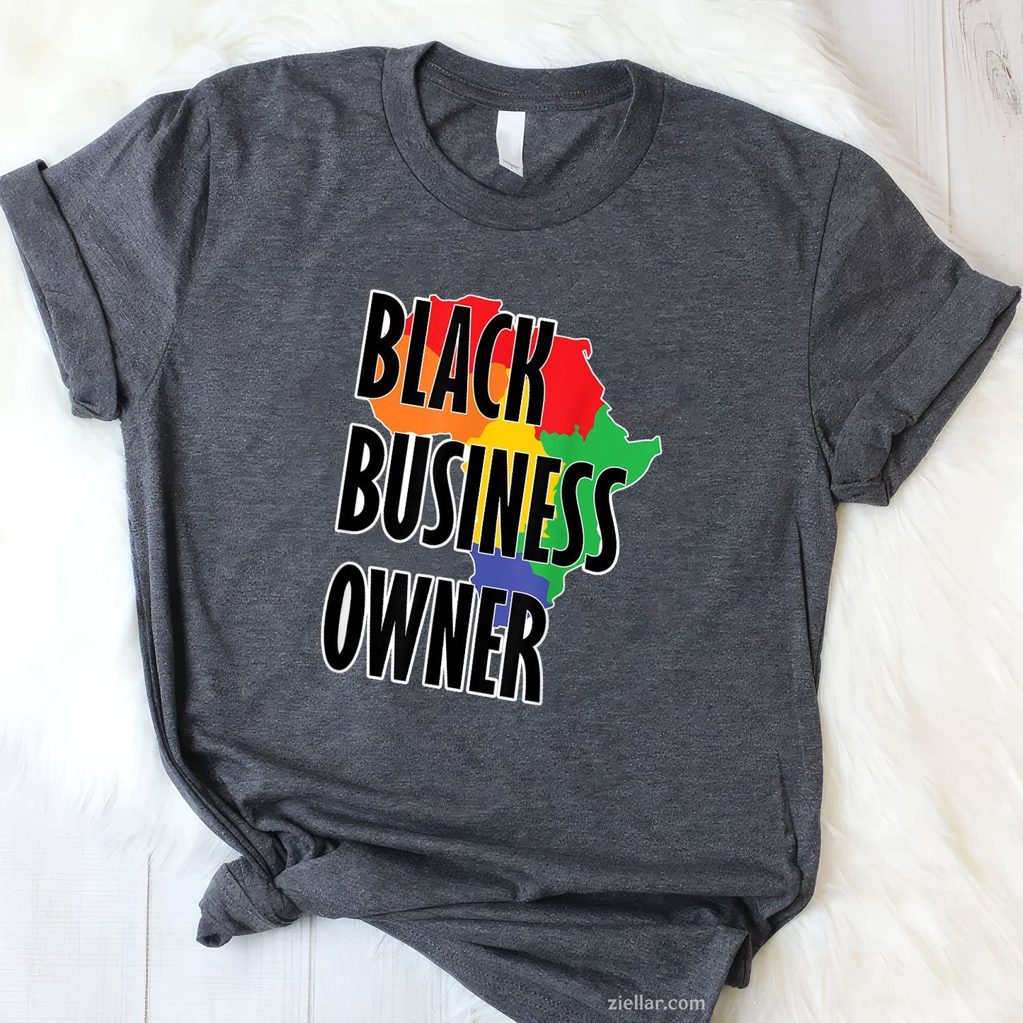 Black Business Owner Gift PanAfrican Juneteenth Celebration Tee