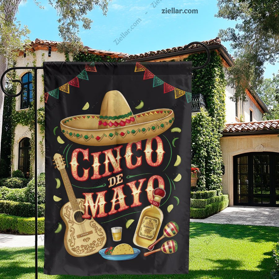 Bold and Vintage Mexican Celebration Poster Perfect for Fiesta Decorations