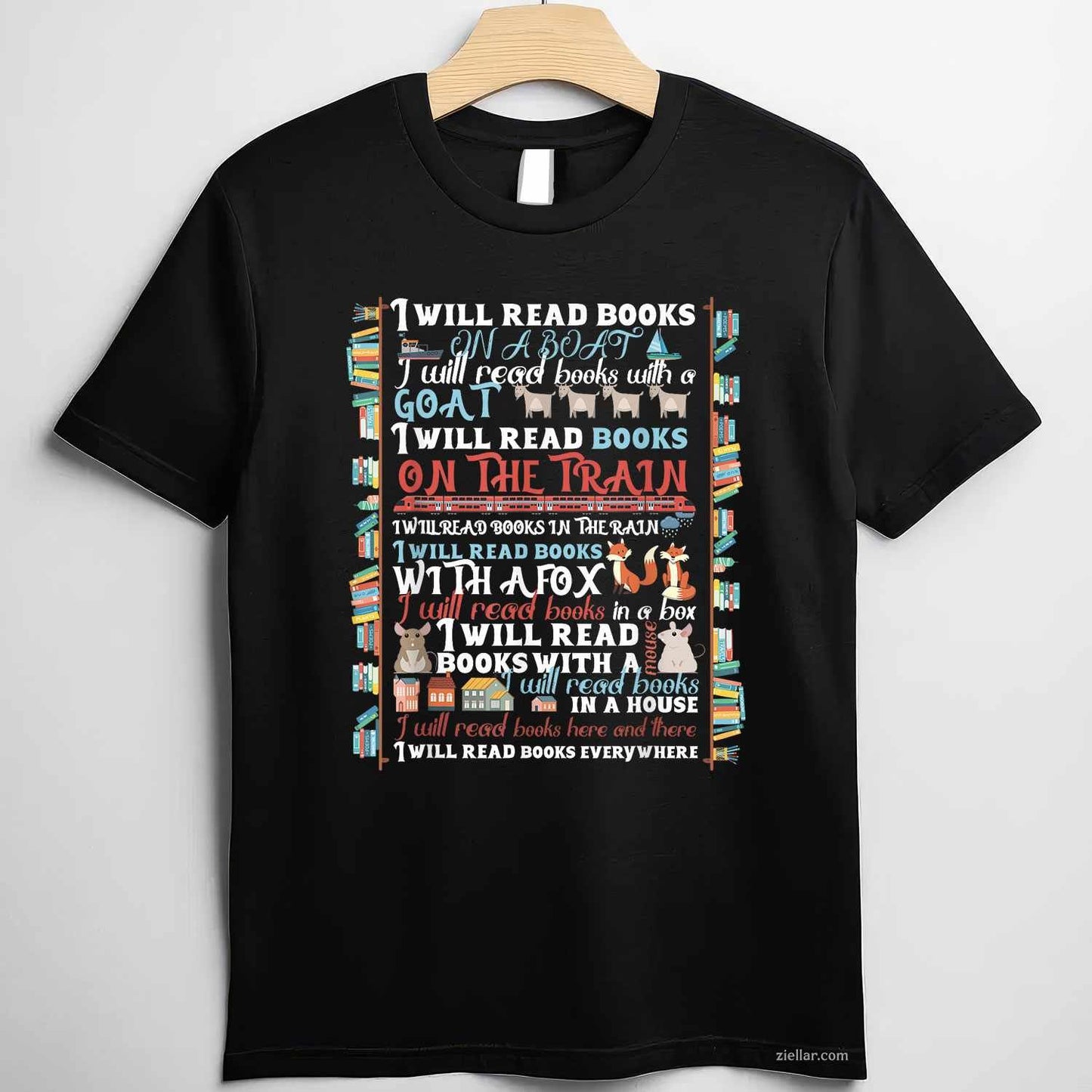 Book Lover T-Shirt, Vintage Graphic Tee For Bookworm, Librarian, Bibliophile Adults