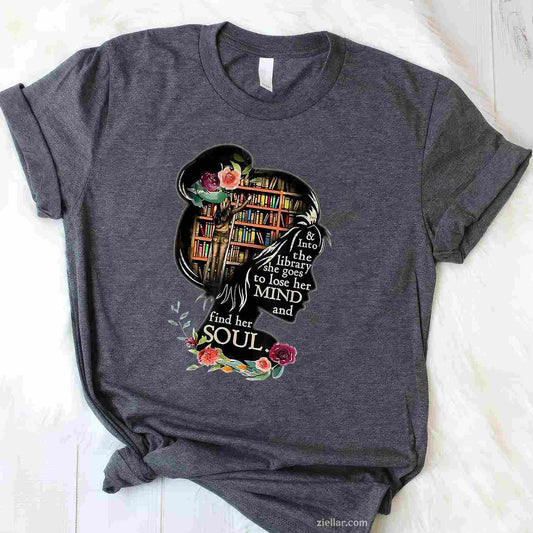 Book Reading Bookworm Book Lover Women Kids Girls Librarian T-Shirt