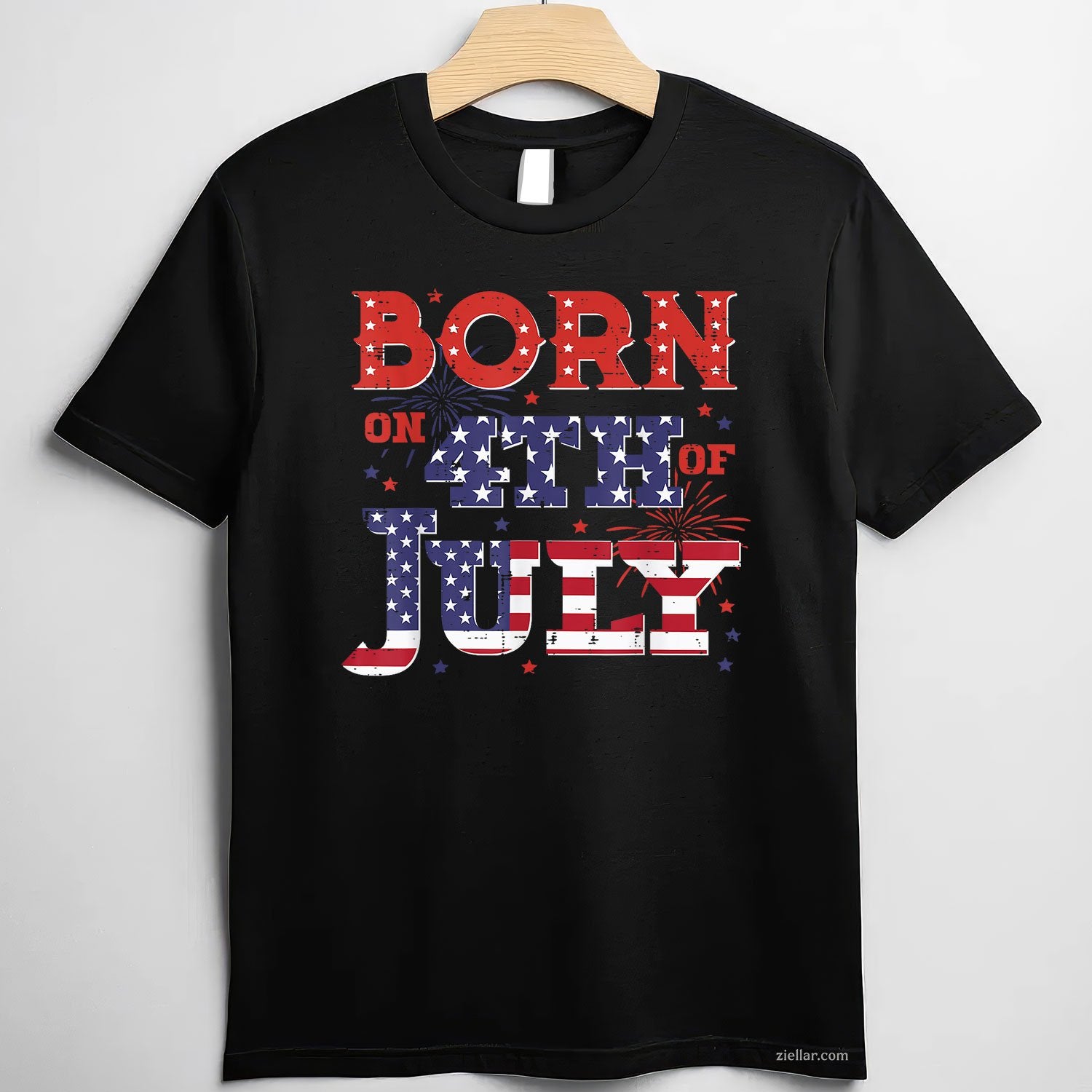 Born On 4th Of July Birthday American Men Women Boys