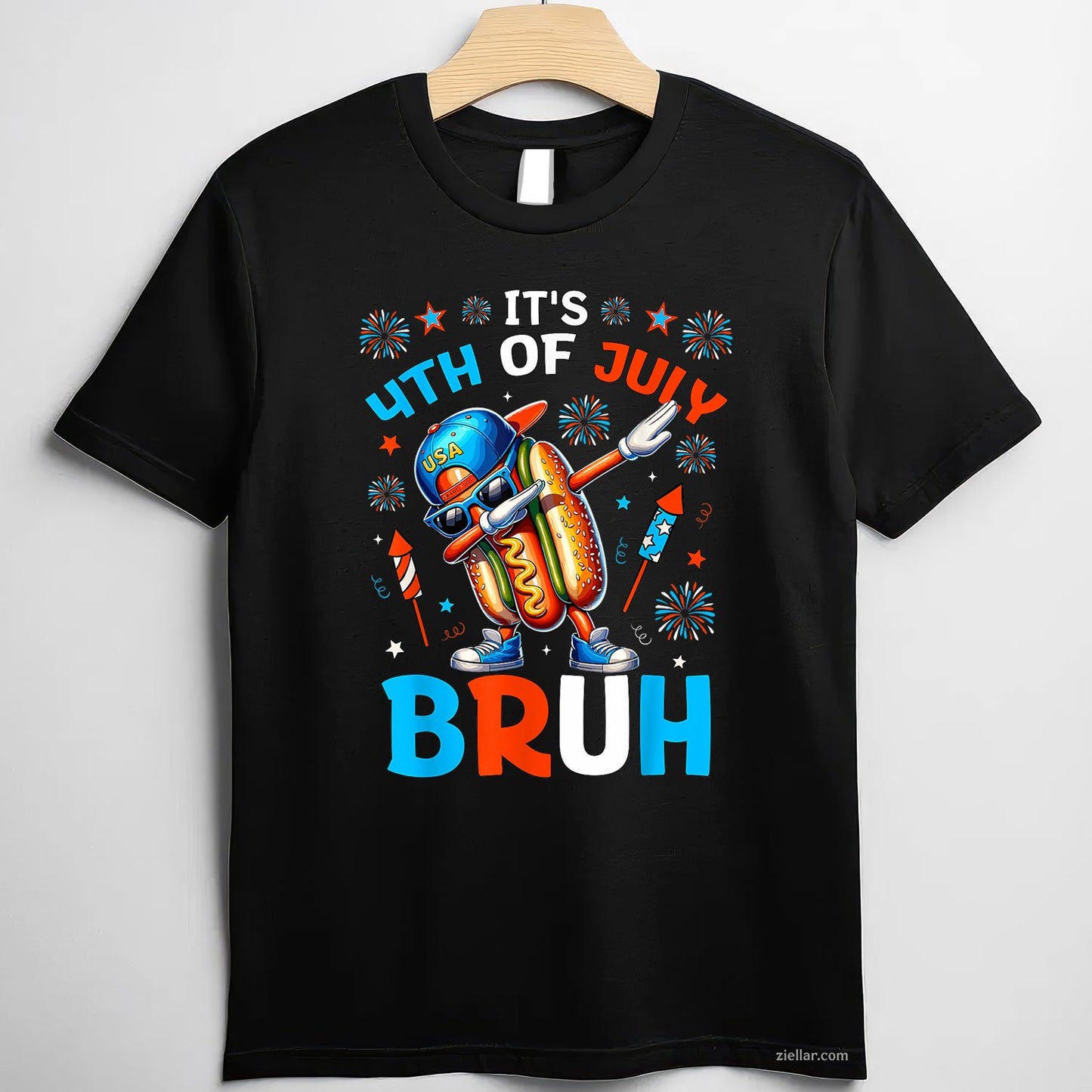Bruh 4th Of July Hotdog