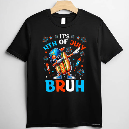 Bruh 4th Of July Hotdog