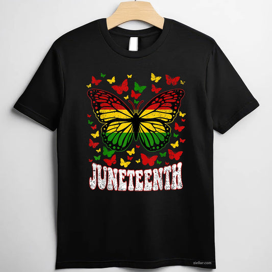 Butterflies Juneteenth Retro Black History