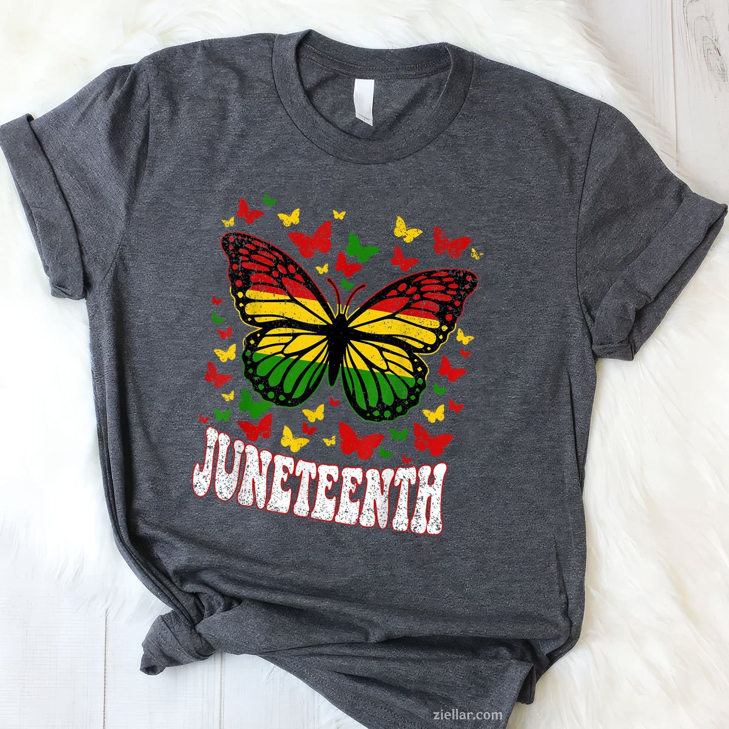Butterflies Juneteenth Retro Black History