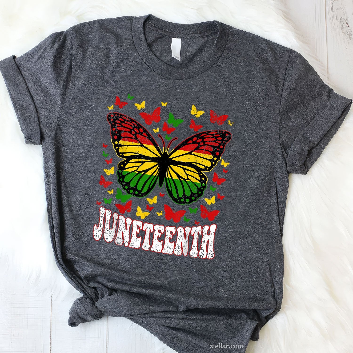 Butterflies Juneteenth Retro Black History