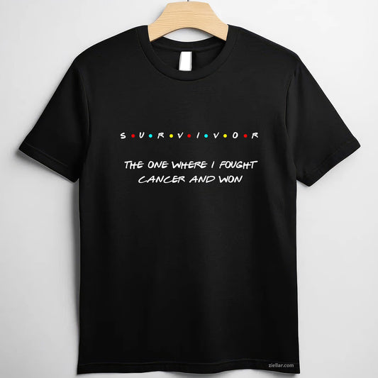 Cancer Survivor Breast Lung Skin Colon Thyroid Awareness T-Shirt