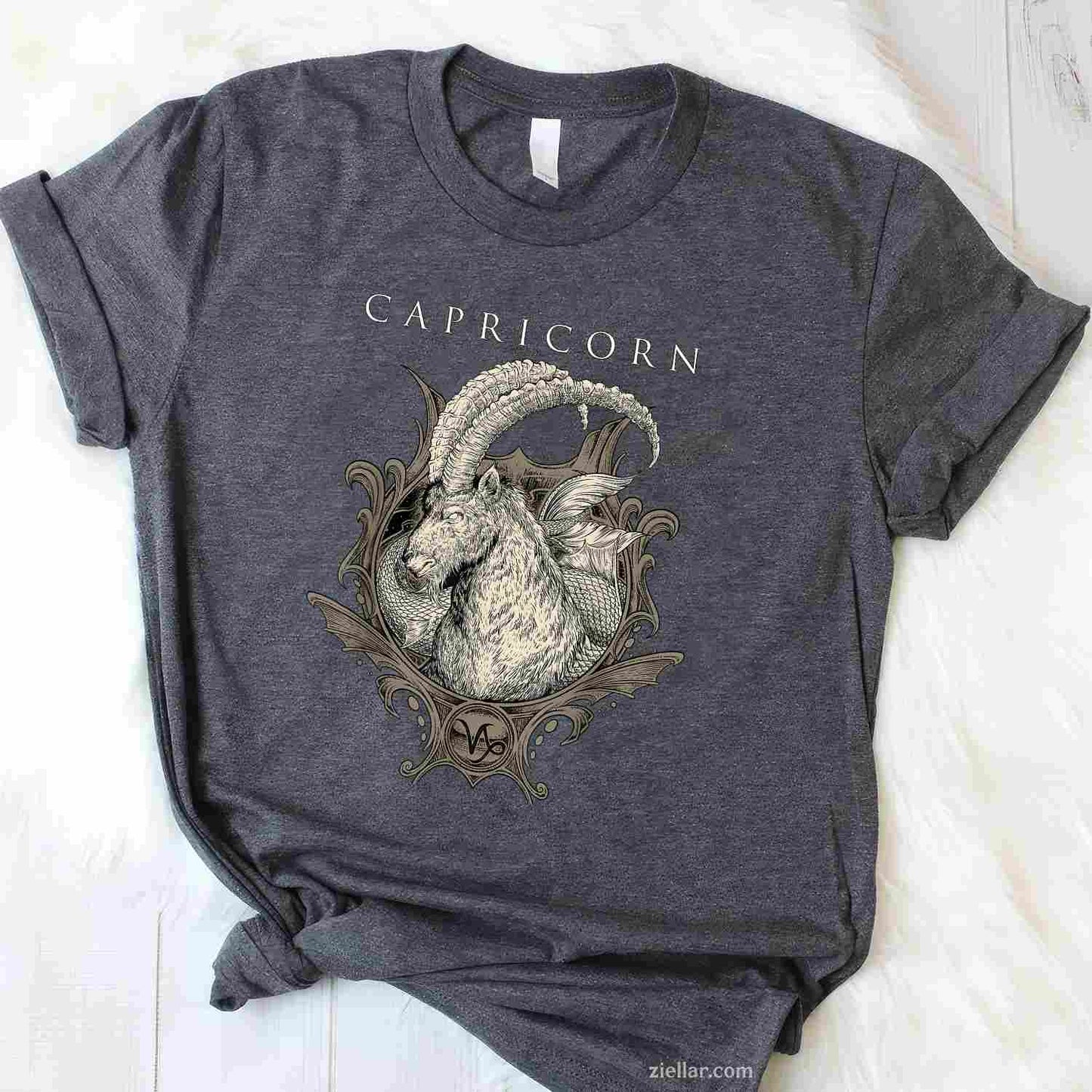 Capricorn Zodiac T-Shirt_ Birthday December January Tee, Perfect For Men, Women And Astrology Lovers