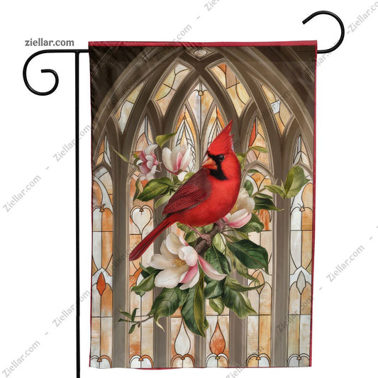 Cardinal Garden Flag 12x18 Inch Double Sided Spring Summer Yard Outdoor Decor