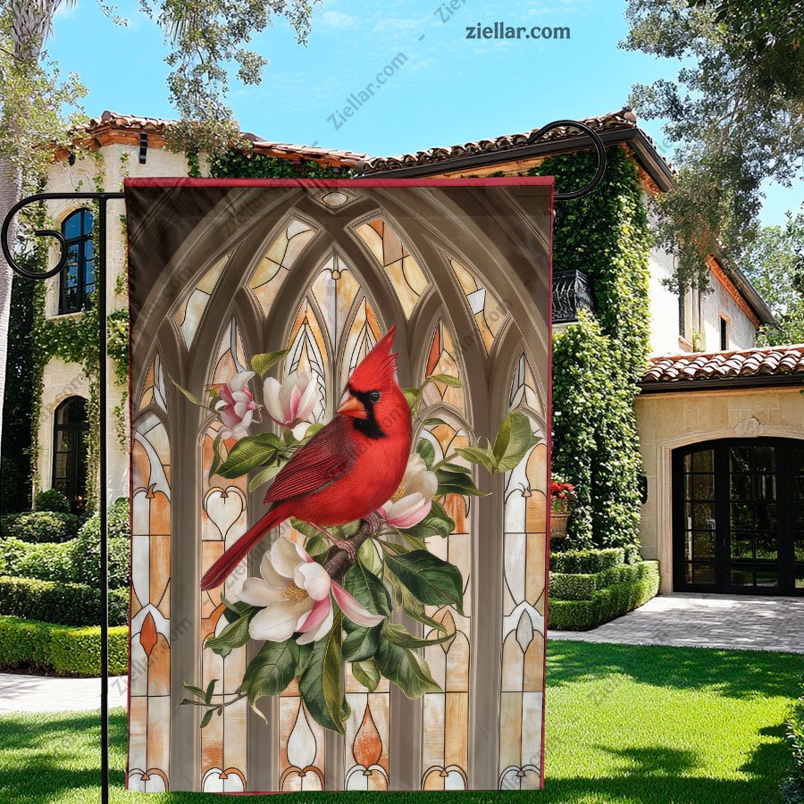 Cardinal Garden Flag 12x18 Inch Double Sided Spring Summer Yard Outdoor Decor