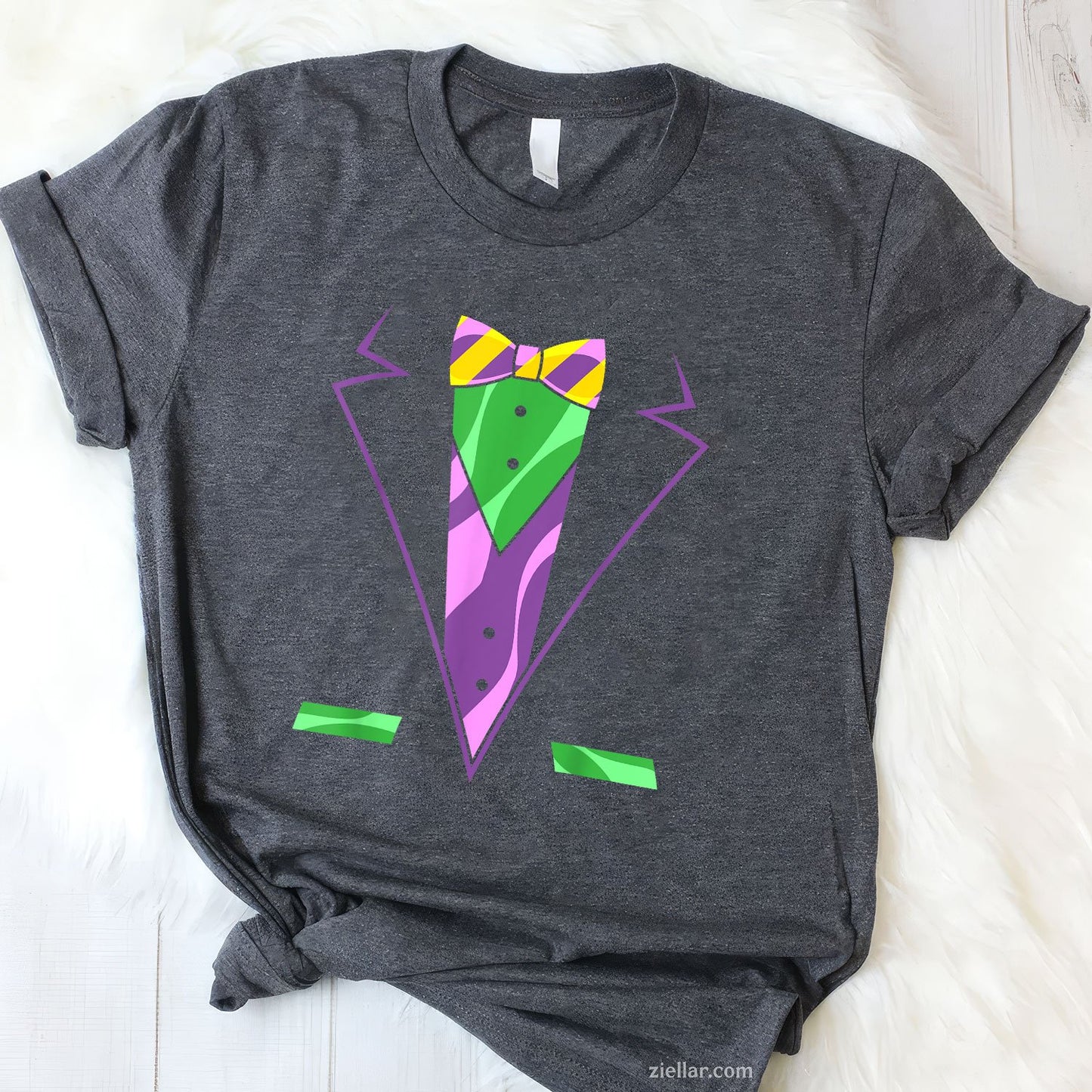 Carnival Masquerade Tuxedo Tee and T-Shirt, Parade Mardi Gras Outfit T-Shirt Gift for Men Adults