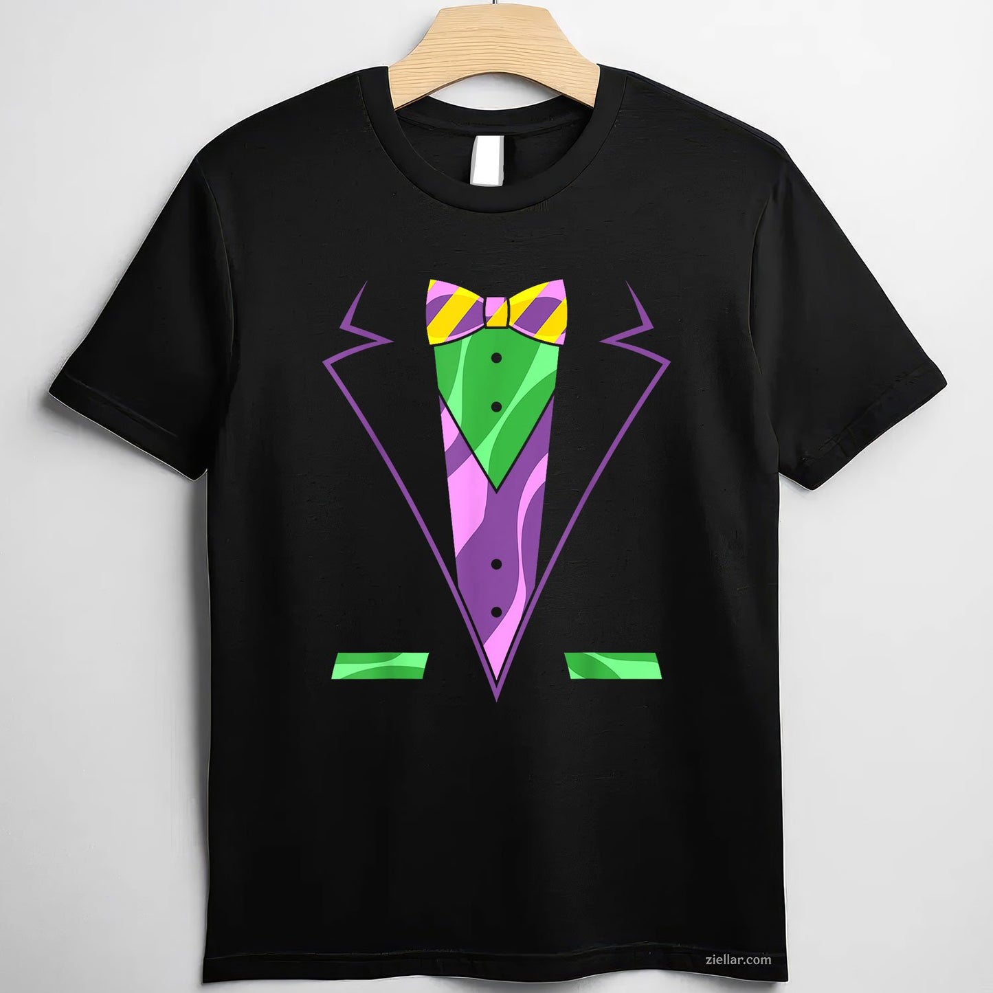 Carnival Masquerade Tuxedo Tee and T-Shirt, Parade Mardi Gras Outfit T-Shirt Gift for Men Adults