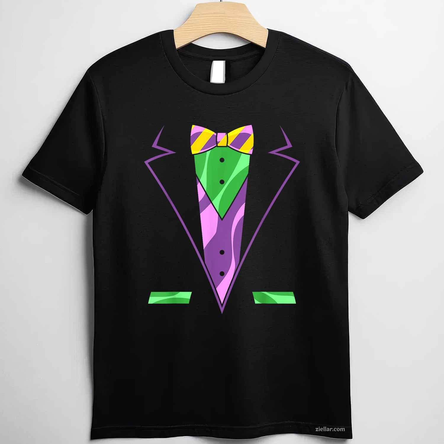 Carnival Masquerade Tuxedo Tee and T-Shirt, Parade Mardi Gras Outfit T-Shirt Gift for Men Adults