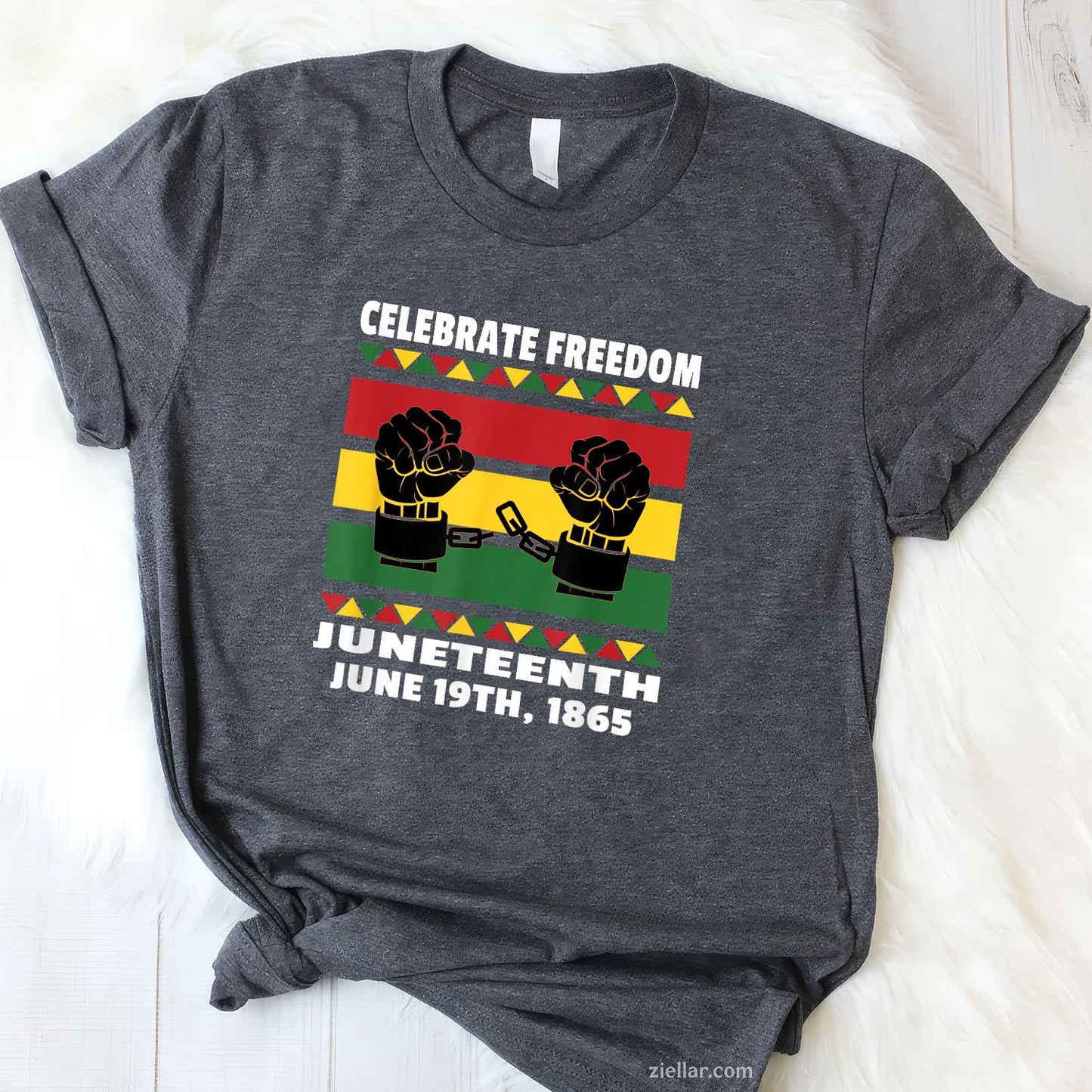 Celebrate Black Freedom Juneteenth June 19th 1865 Tee