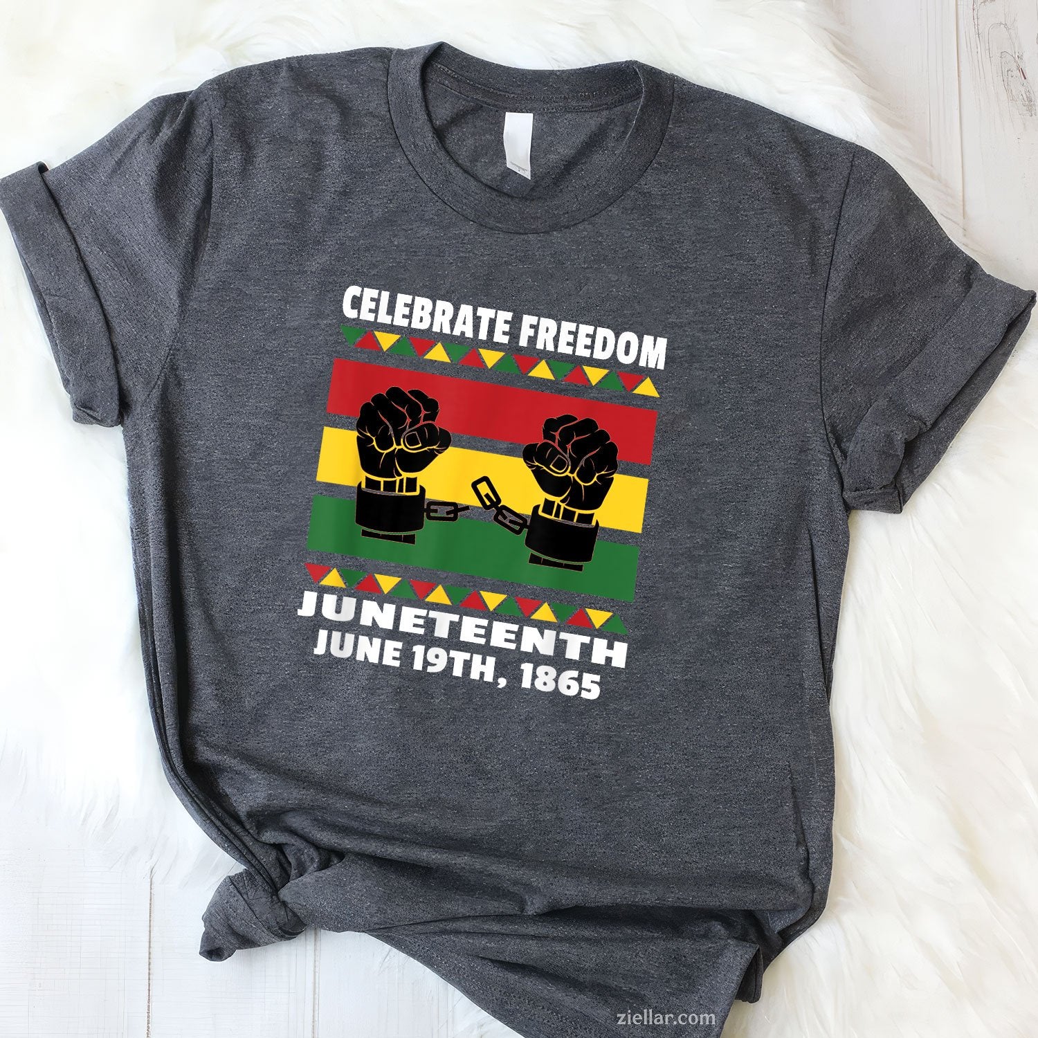 Celebrate Black Freedom Juneteenth June 19th 1865 Tee