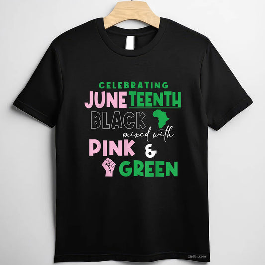 Celebrating Juneteenth Black Mixed With